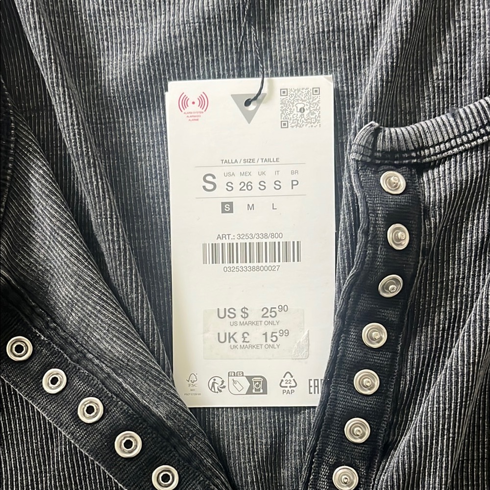 Zara Washed Rib Top - Picture 4 of 4